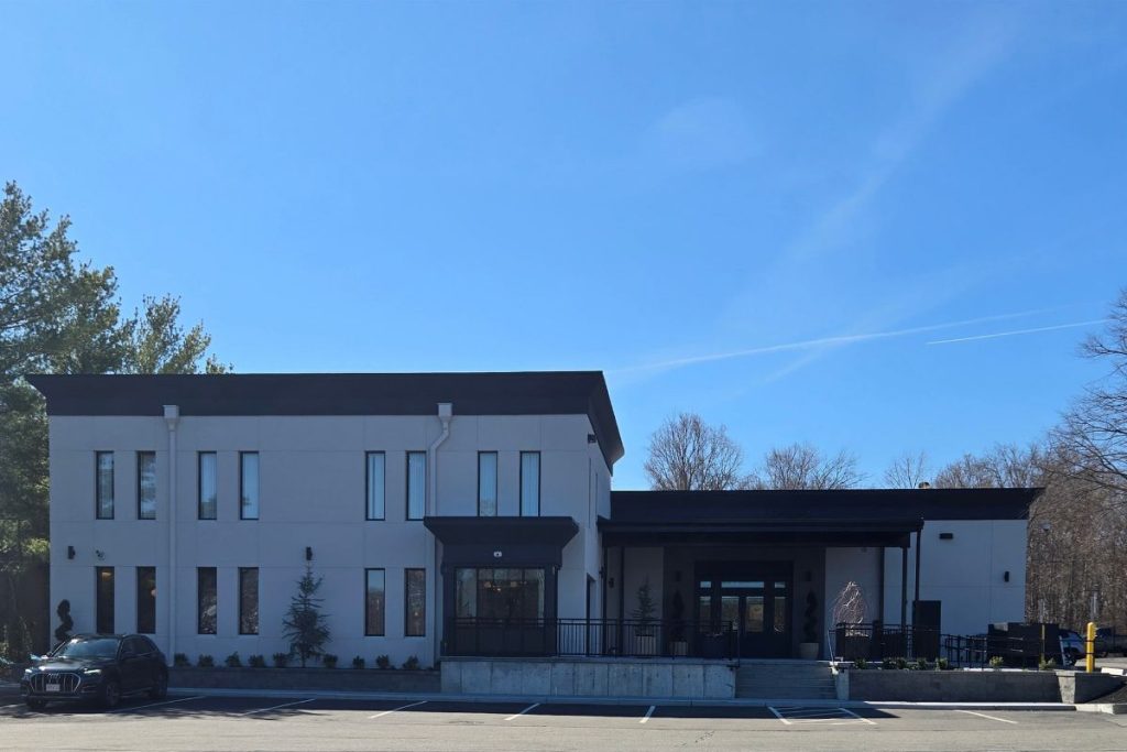 Exterior image of space in Braintree converted from corporate to restaurant and function space