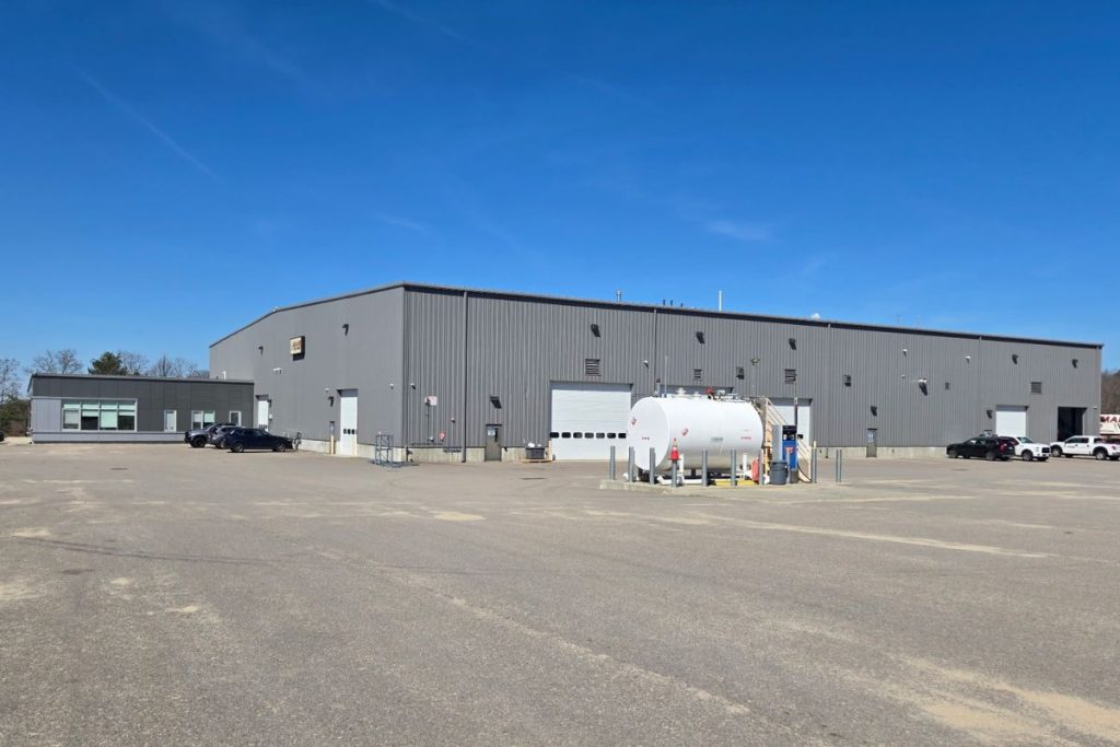 Exterior of Marr industrial building in Braintree Ma